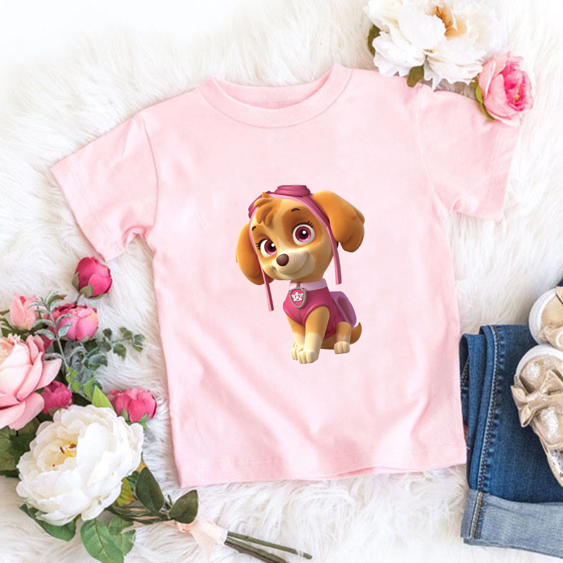 Baby Clothing Patterns - Paw Patrols Girl T Shirt Pink