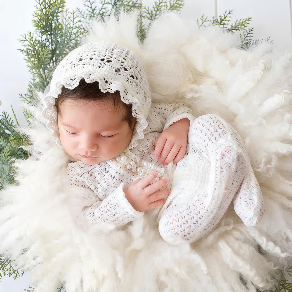 Baby Clothing Brands - Ylsteed 2Pcs Newborn Photography Romper Footed