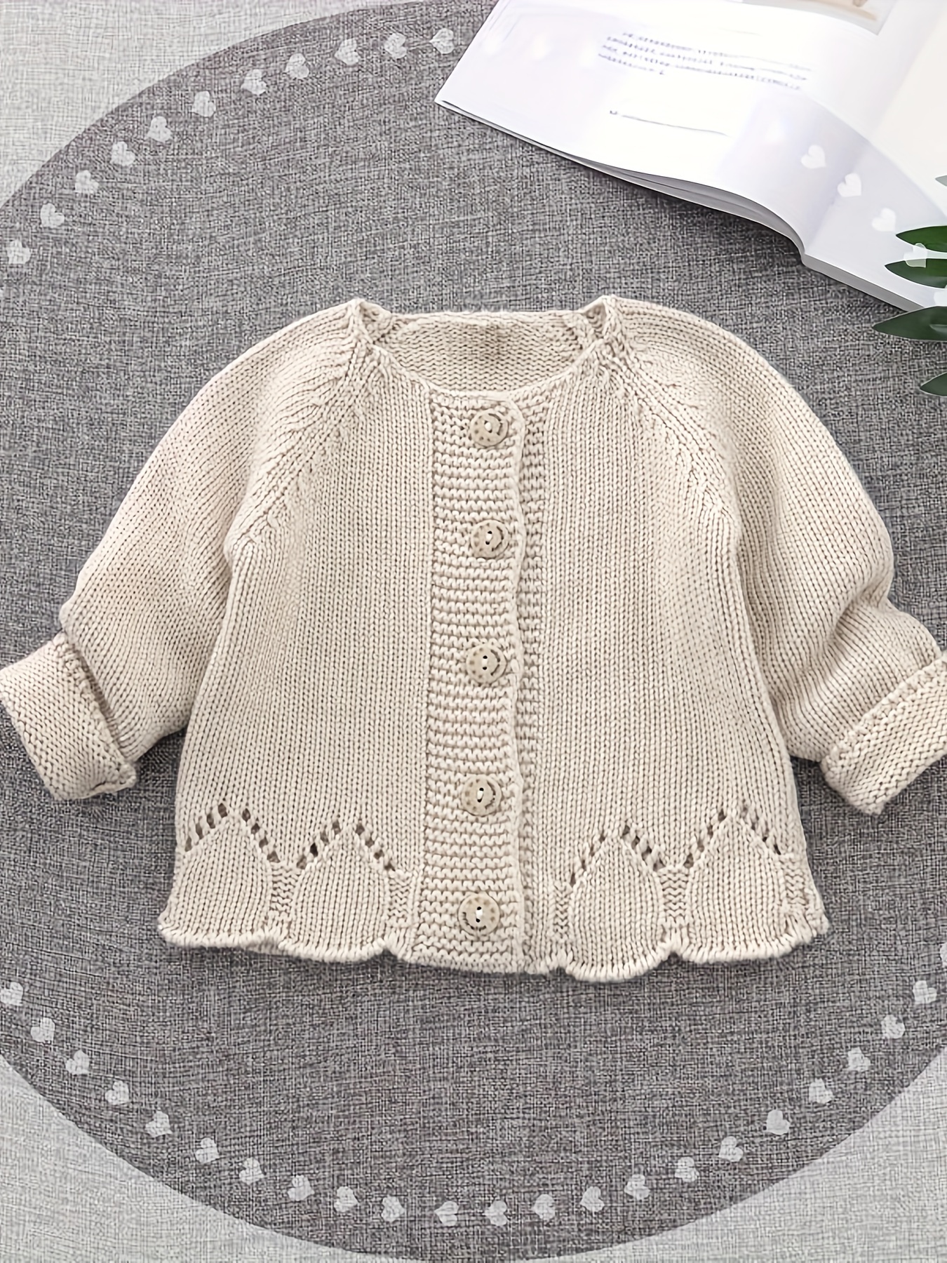 Knit Cardigan Infant - Baby Knitwear Cardigan, Girl's Knitted Knitwear,