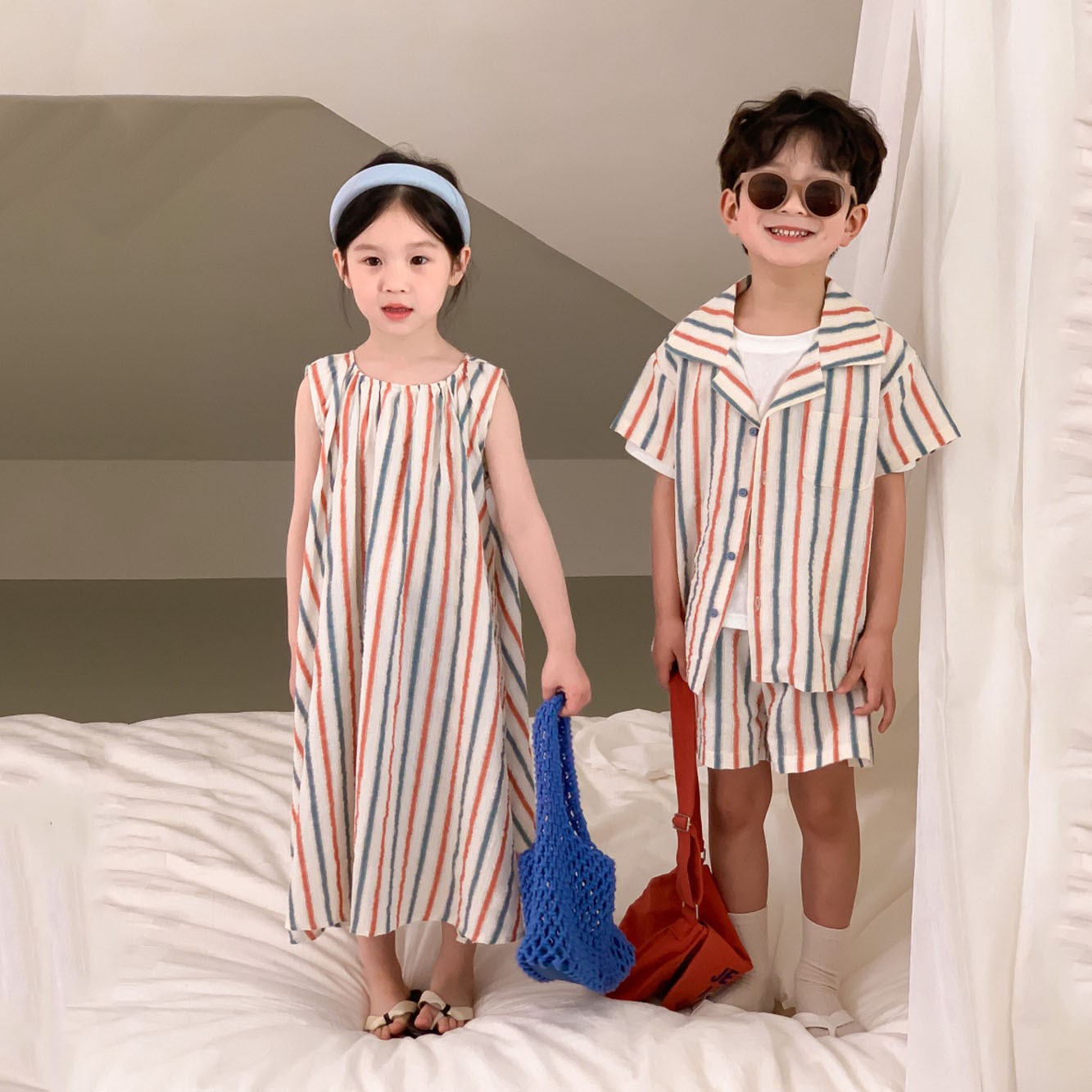 Knit Cardigan Infant - Children Boys Striped Thin Cardigan And