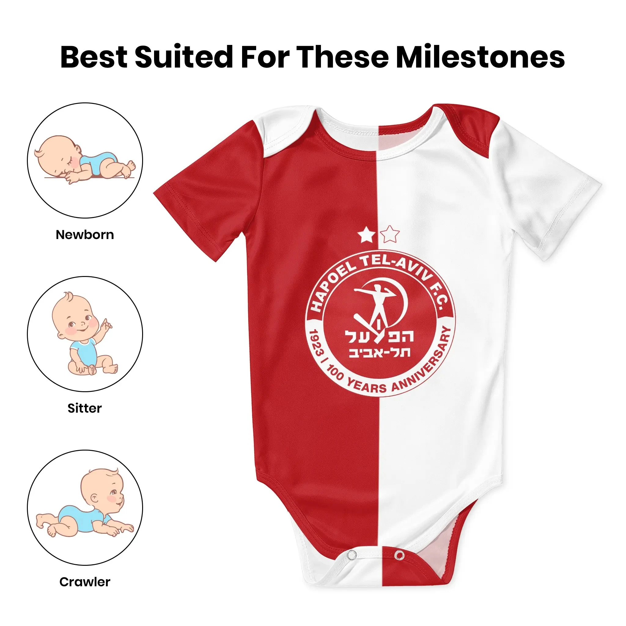 Hapoel Tel Aviv Baby Bodysuit  - Baby Clothing Brands incelemesi ve fiyatı