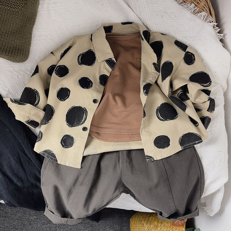 Korean Children's Shirts Sprin - Knit Cardigan Infant incelemesi ve fiyatı