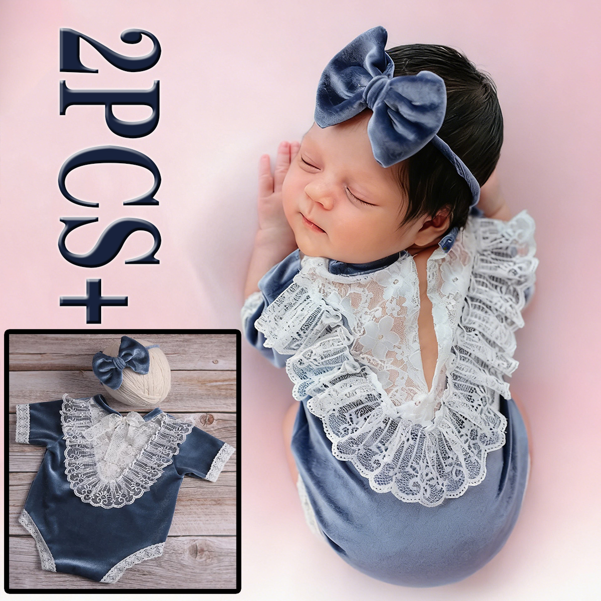 2pcs Newborn Photo Costume Vel - Baby Clothing Brands incelemesi ve fiyatı