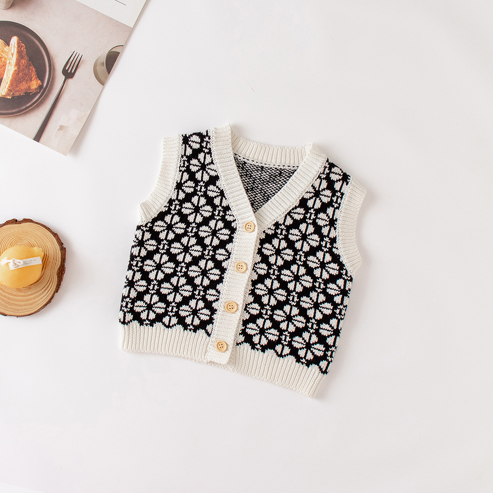 2025 Spring and Autumn New Gir - Knit Cardigan Infant incelemesi ve fiyatı