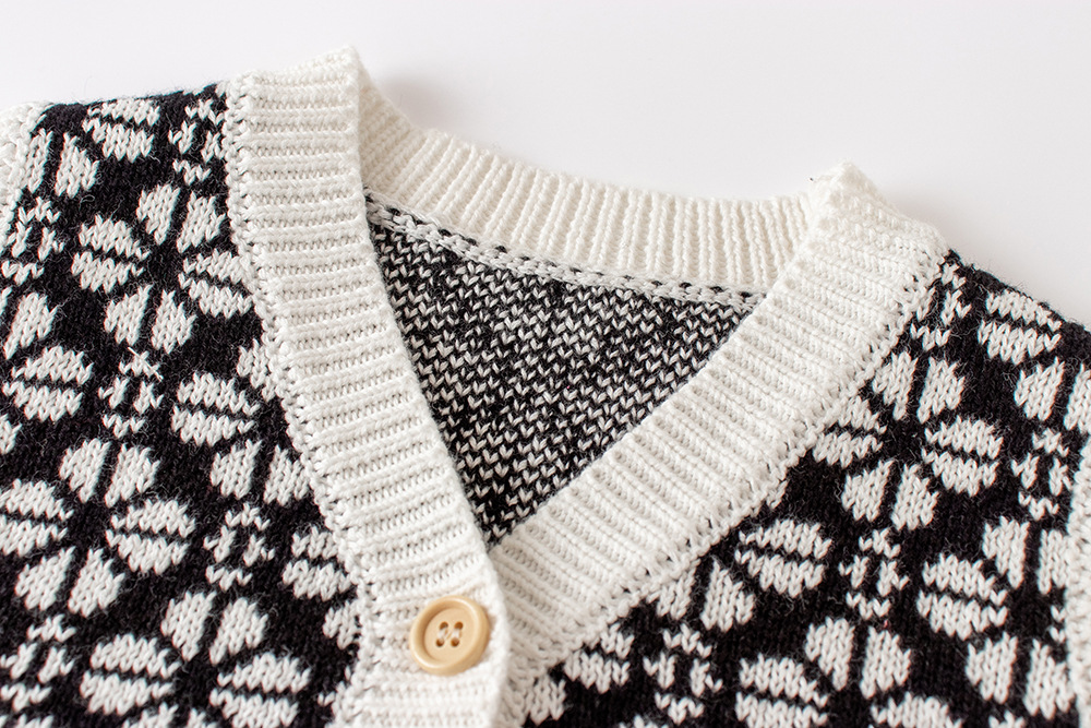 2025 Spring and Autumn New Gir - Knit Cardigan Infant incelemesi ve fiyatı