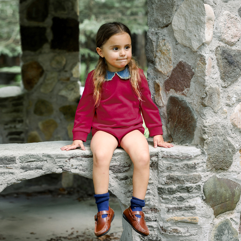 Ali Plus Aw25 Denim Collar Swe - Baby Clothing Winter incelemesi ve fiyatı