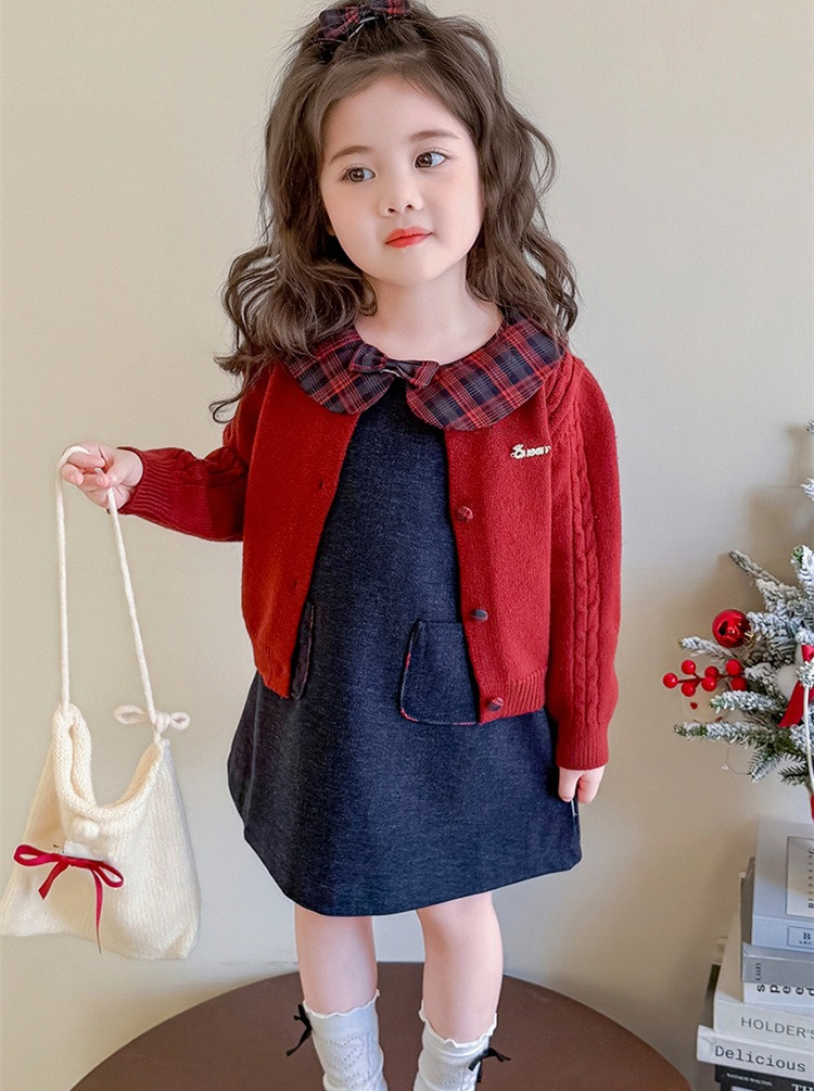 Girls Set Baby Girl Stylish Kn - Knit Cardigan Infant incelemesi ve fiyatı