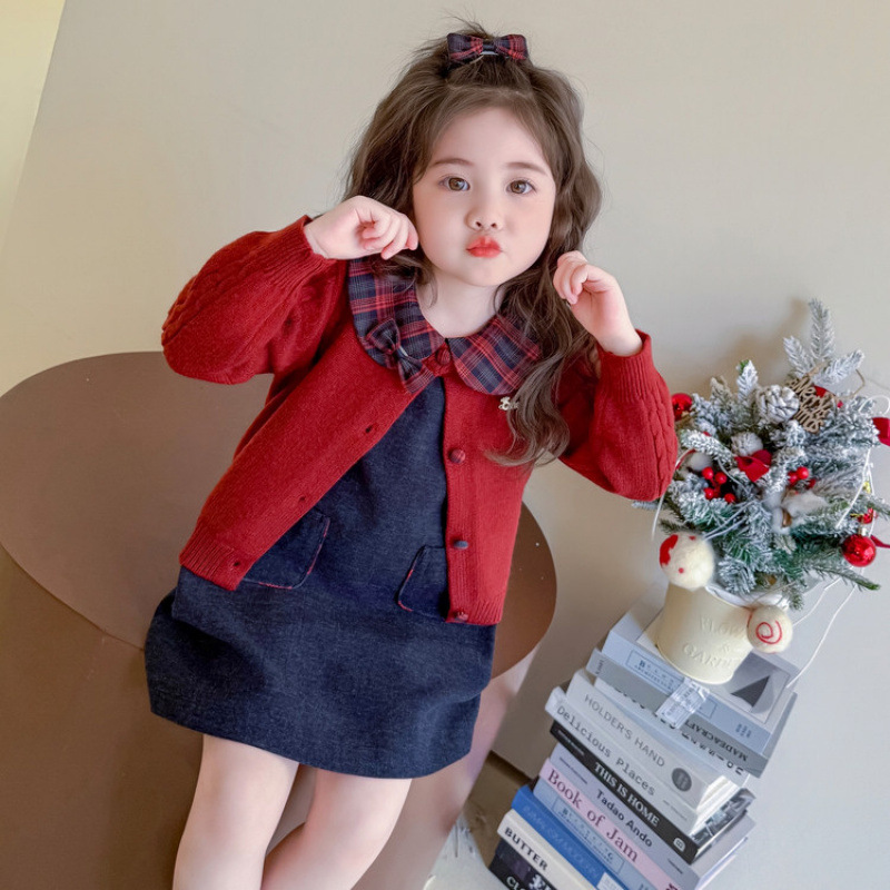 Girls Set Baby Girl Stylish Kn - Knit Cardigan Infant incelemesi ve fiyatı