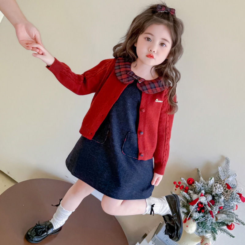 Girls Set Baby Girl Stylish Kn - Knit Cardigan Infant incelemesi ve fiyatı
