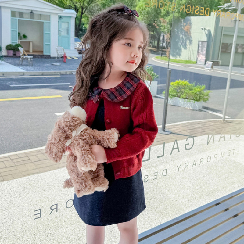 Girls Set Baby Girl Stylish Kn - Knit Cardigan Infant incelemesi ve fiyatı