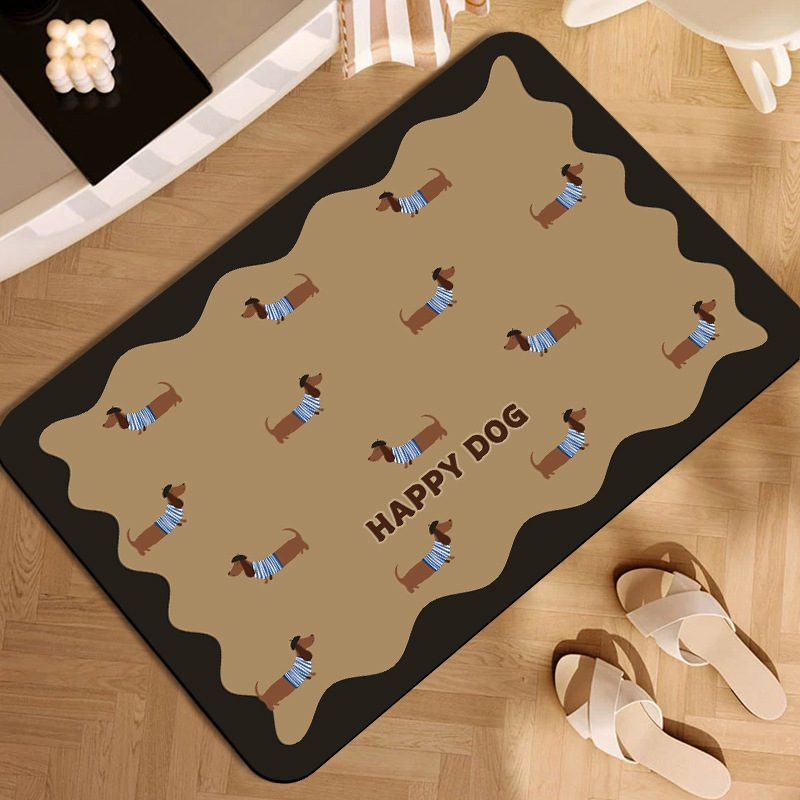 Cartoon Dachshund Carpet Mat R - Baby Clothing Made In Usa incelemesi ve fiyatı