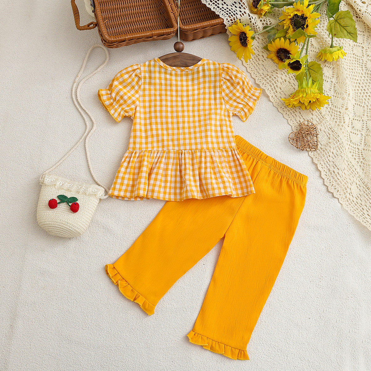Summer Newborn Girl Yellow Pla - Baby Clothing Yellow incelemesi ve fiyatı