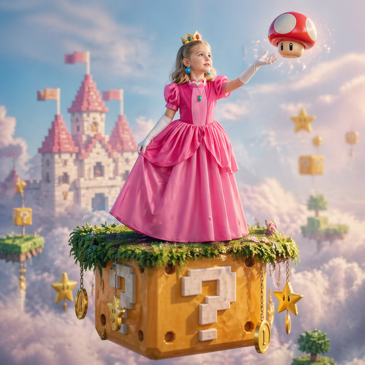 Princess Peach Style Dress Up  - Baby Clothing Patterns incelemesi ve fiyatı