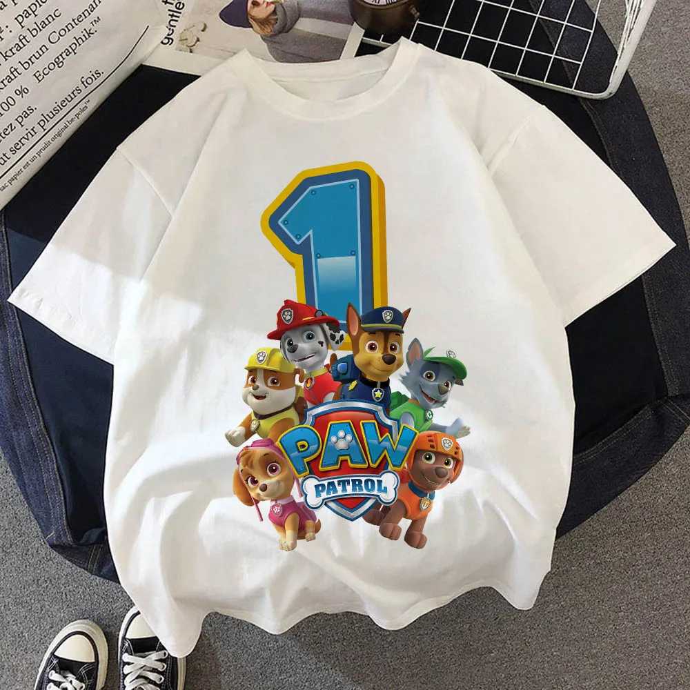 Paw Patrol Birthday Number Tee - Baby Clothing Patterns incelemesi ve fiyatı