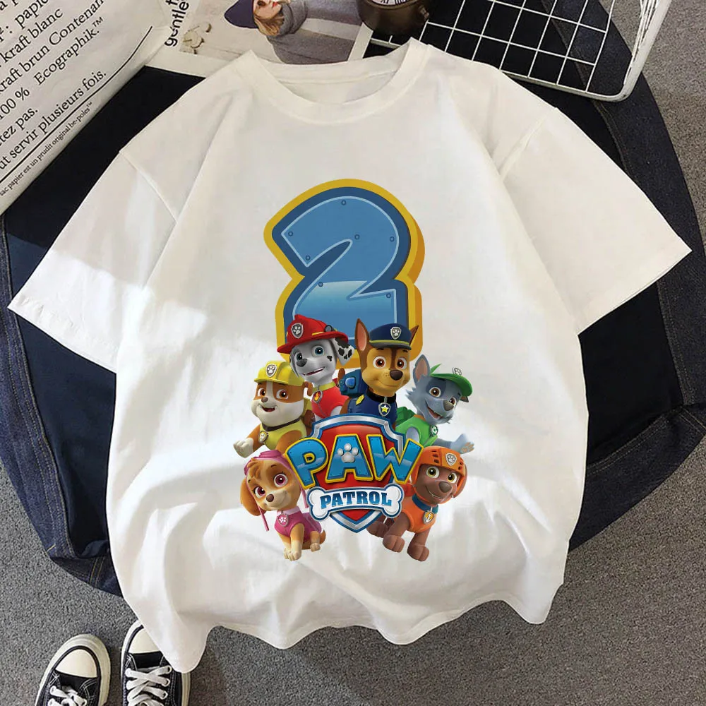 Paw Patrol Birthday Number Tee - Baby Clothing Patterns incelemesi ve fiyatı