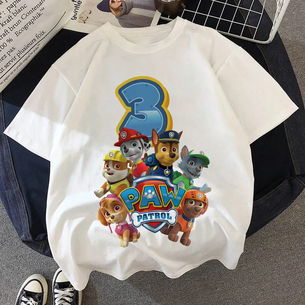 Paw Patrol Birthday Number Tee - Baby Clothing Patterns incelemesi ve fiyatı