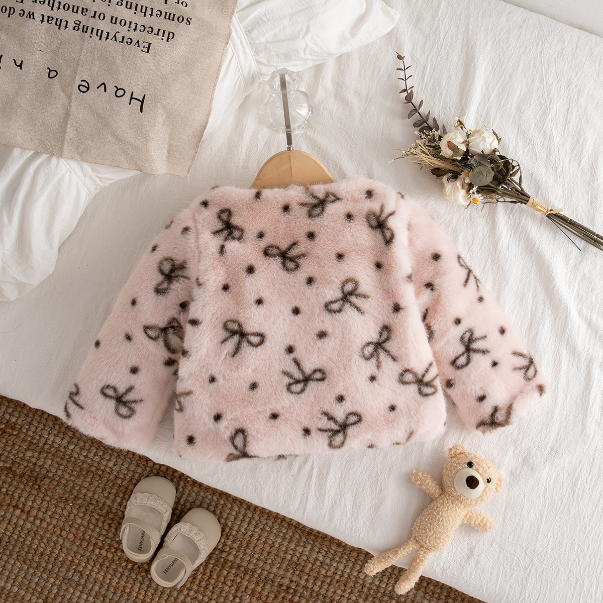 Children's Clothing Winter Bow - Baby Clothing Winter incelemesi ve fiyatı