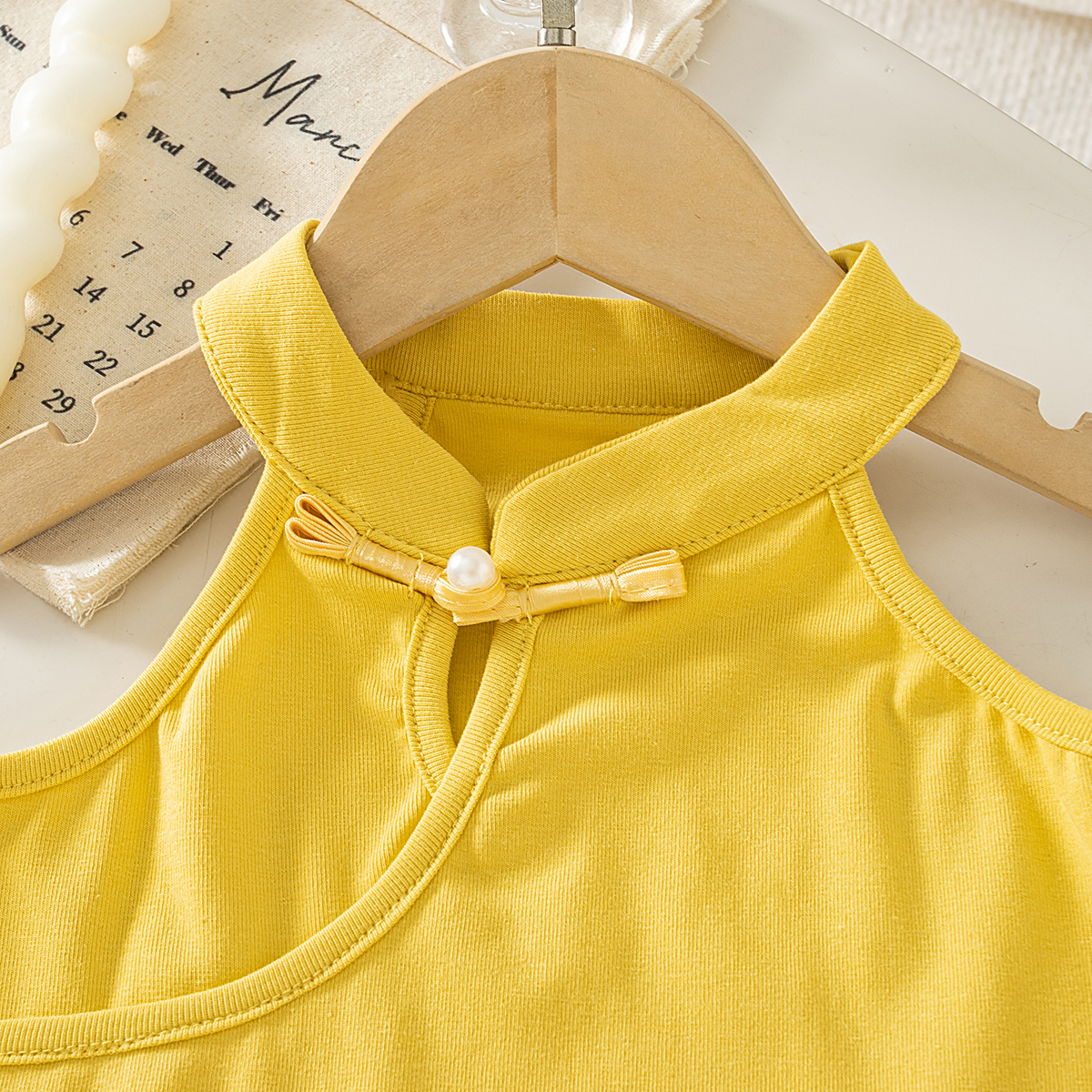 Summer New Baby Girl Two-Piece - Baby Clothing Yellow incelemesi ve fiyatı