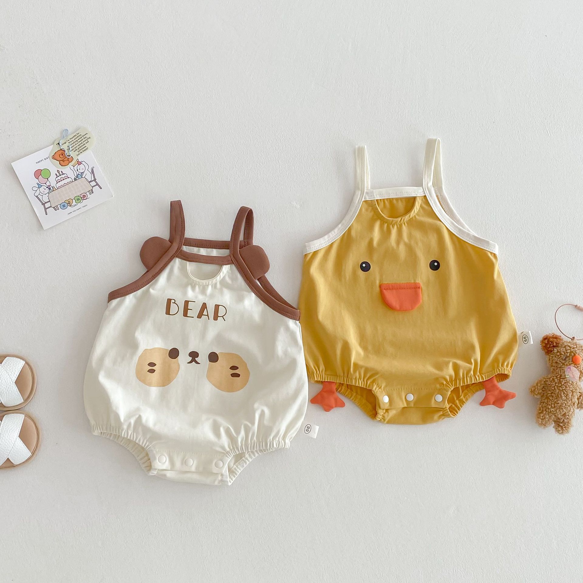 0 - 2 Y Baby Cotton Animal Car - Baby Clothing Designer incelemesi ve fiyatı