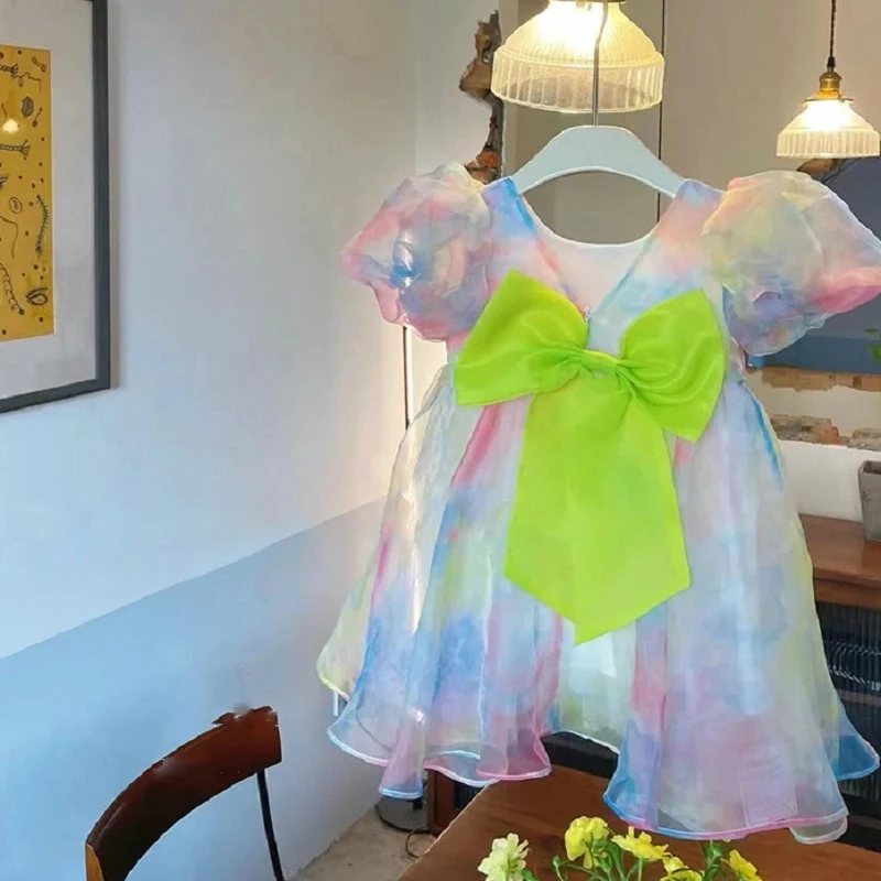 Summer Girls Dress Children'S  - Baby Clothing Yellow incelemesi ve fiyatı