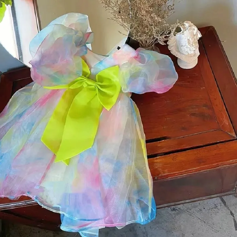 Summer Girls Dress Children'S  - Baby Clothing Yellow incelemesi ve fiyatı