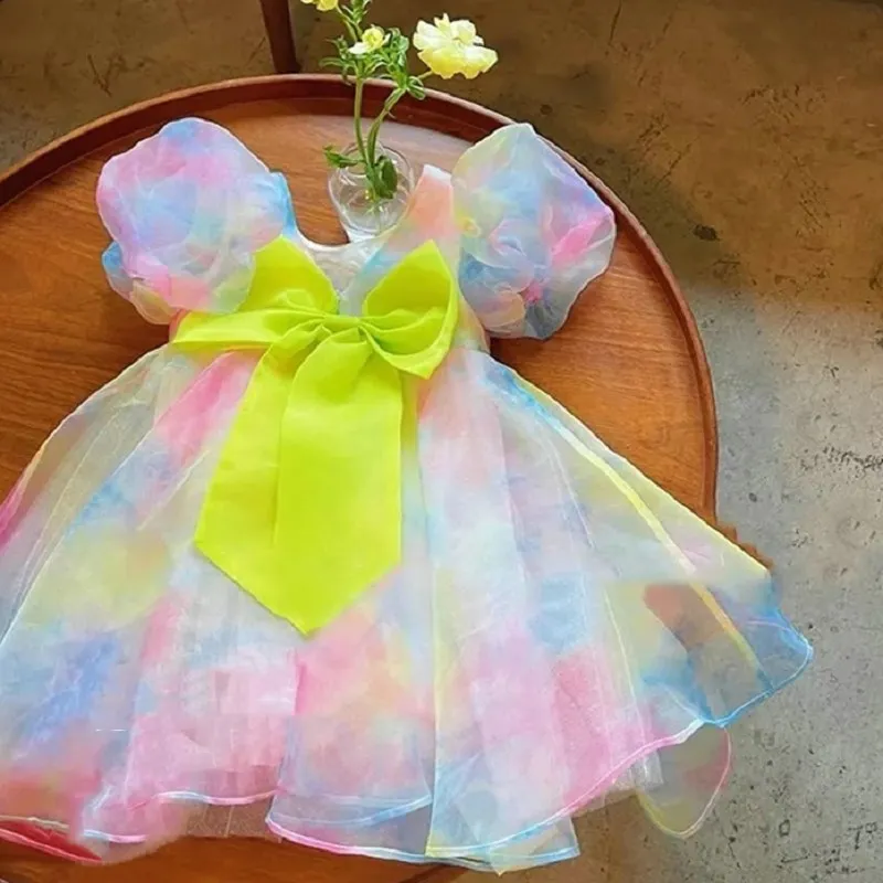 Summer Girls Dress Children'S  - Baby Clothing Yellow incelemesi ve fiyatı