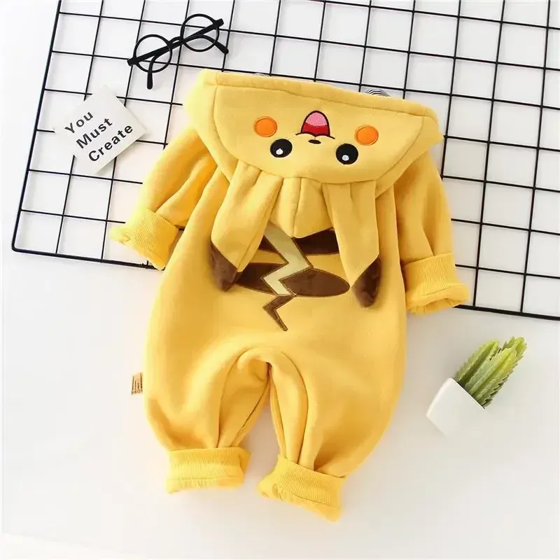 New Cute Cartoon Pokemon Pikac - Baby Clothing Winter incelemesi ve fiyatı