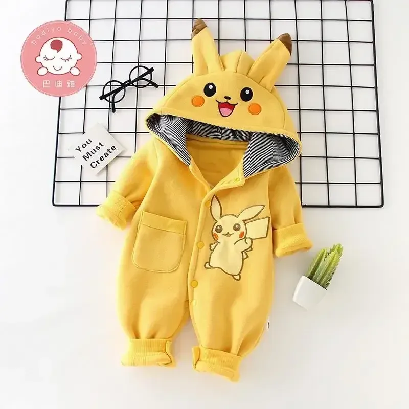 New Cute Cartoon Pokemon Pikac - Baby Clothing Winter incelemesi ve fiyatı