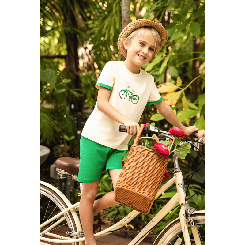Ali Plus SS26 Printed Bike col - Baby Clothing Patterns incelemesi ve fiyatı