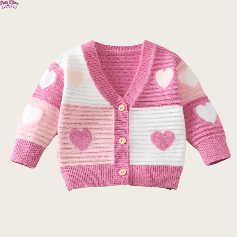 Baby Girl Cotton Knitted Cardi - Knit Cardigan Infant incelemesi ve fiyatı