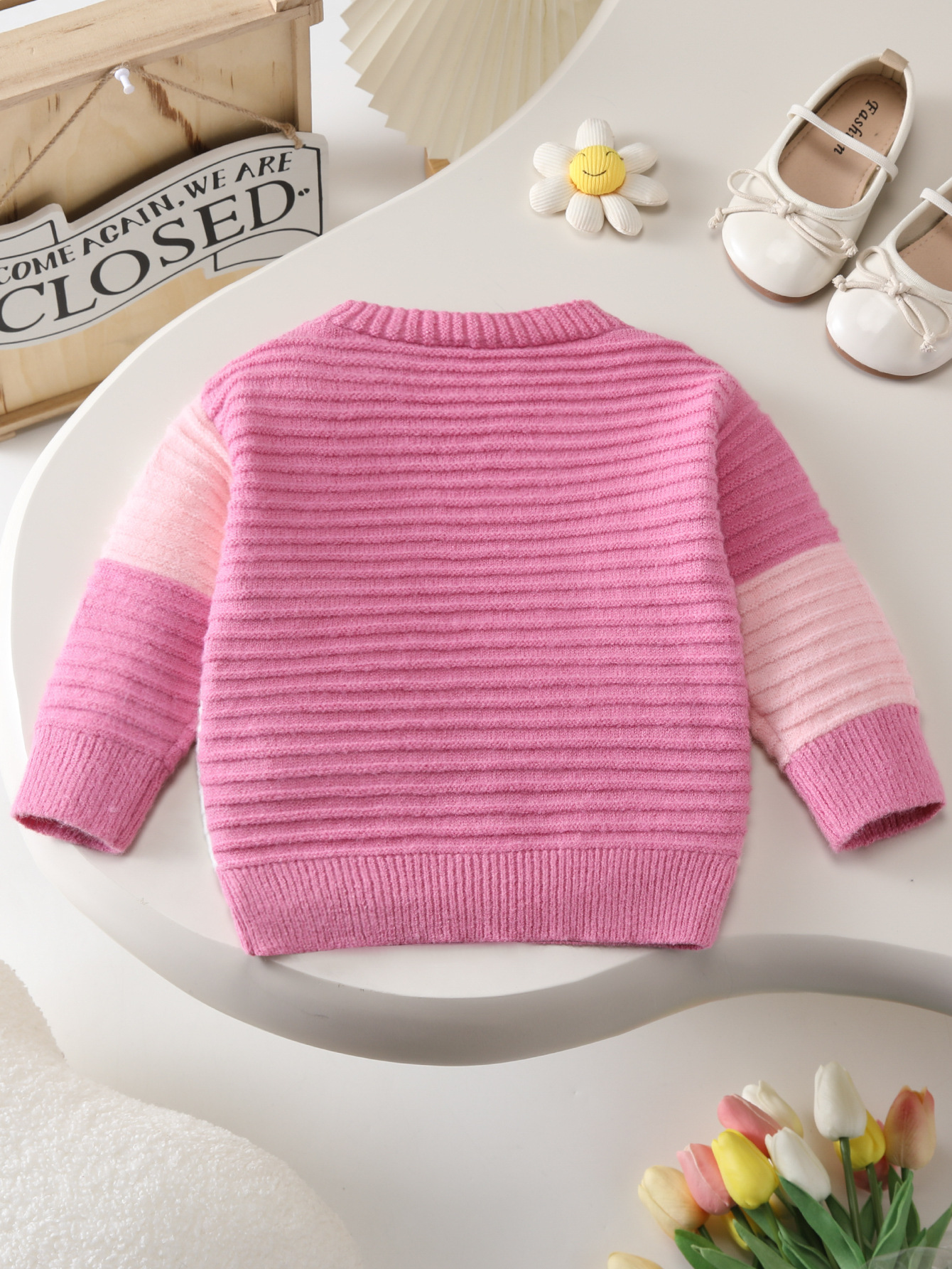 Baby Girl Cotton Knitted Cardi - Knit Cardigan Infant incelemesi ve fiyatı