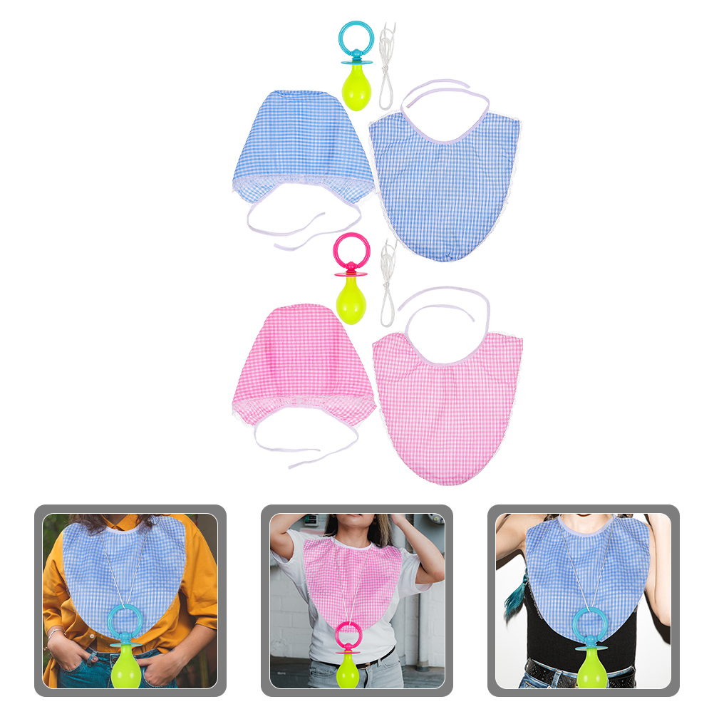 2 Sets Baby Clothing Bib Hats  - Baby Clothing Designer incelemesi ve fiyatı