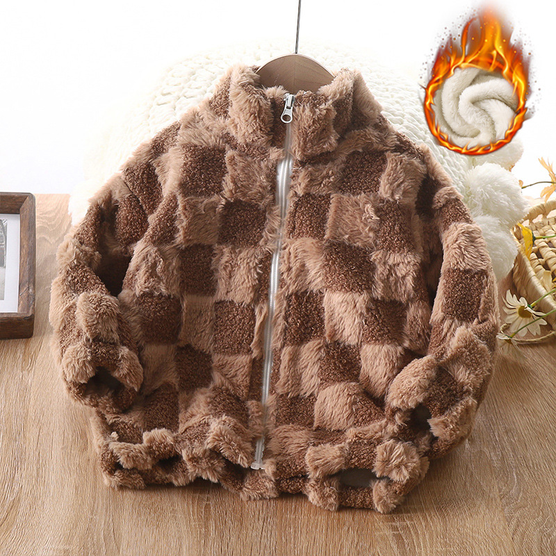 1pcs Kid Winter Thick Coats Ch - Knit Cardigan Infant incelemesi ve fiyatı