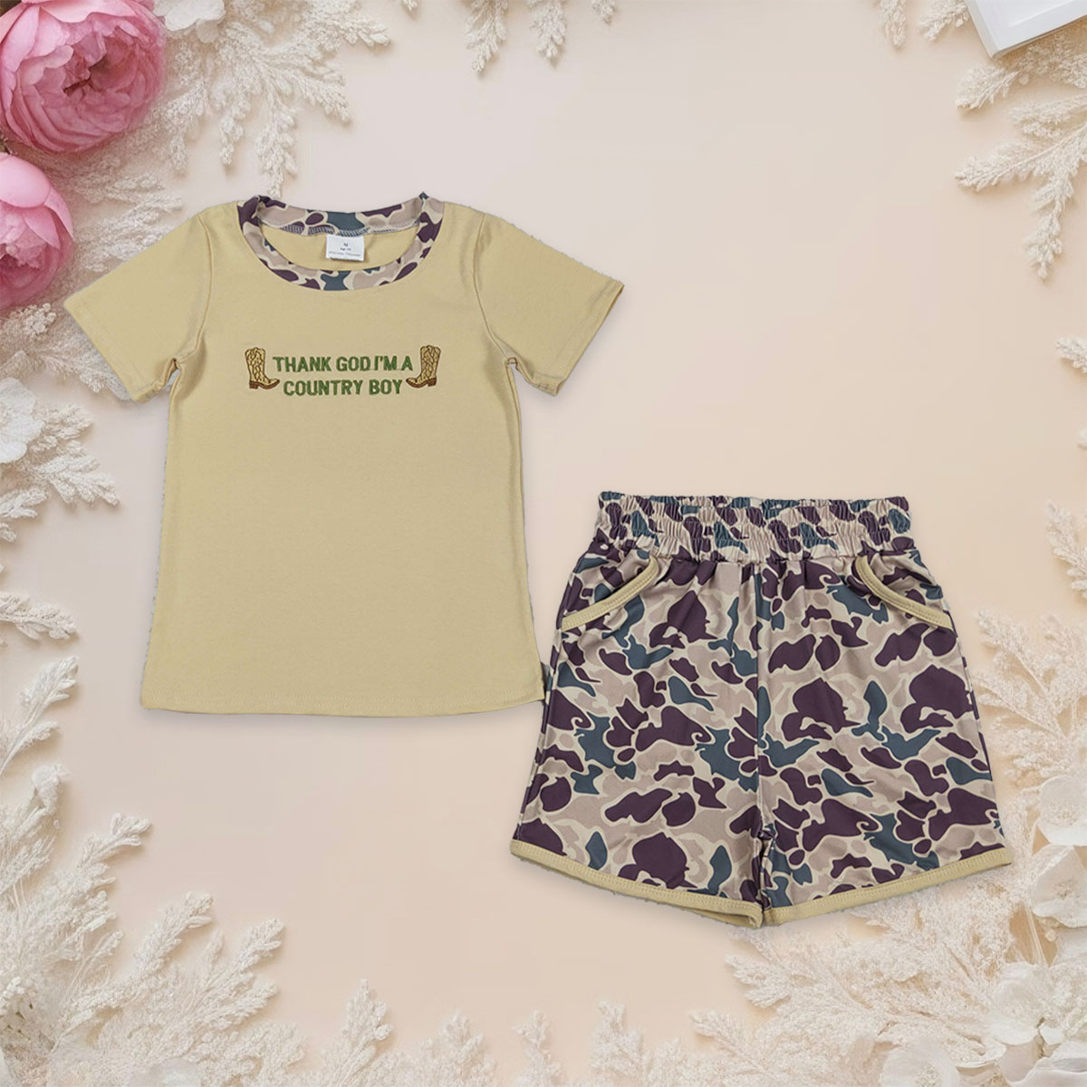 Baby Boy Short Sleeve Embroide - Baby Clothing Country incelemesi ve fiyatı