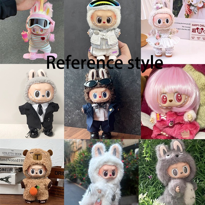 15 17cm For Labubu Doll Blind  - Baby Clothing Winter incelemesi ve fiyatı