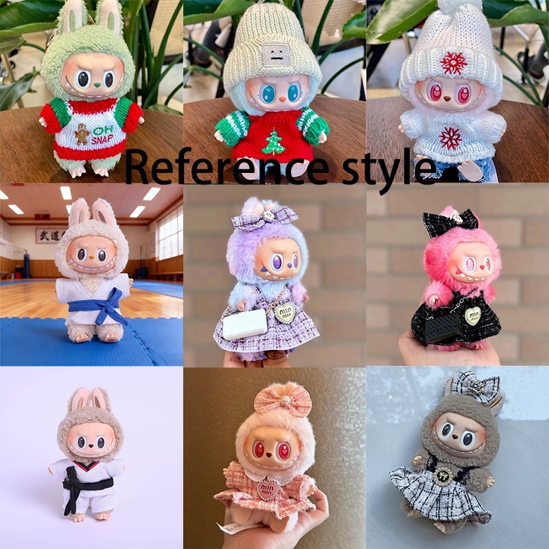 15 17cm For Labubu Doll Blind  - Baby Clothing Winter incelemesi ve fiyatı