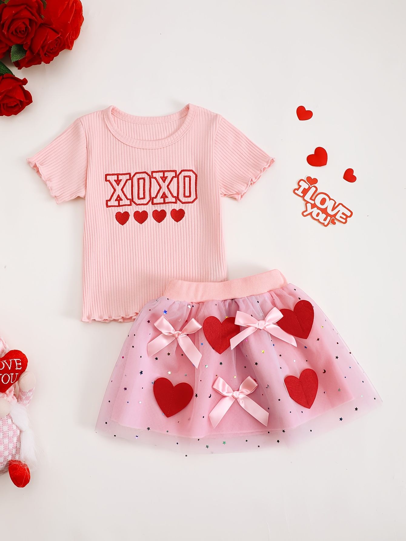 Baby Girl Summer XOXO Letter E - Xoxo Baby Clothing incelemesi ve fiyatı