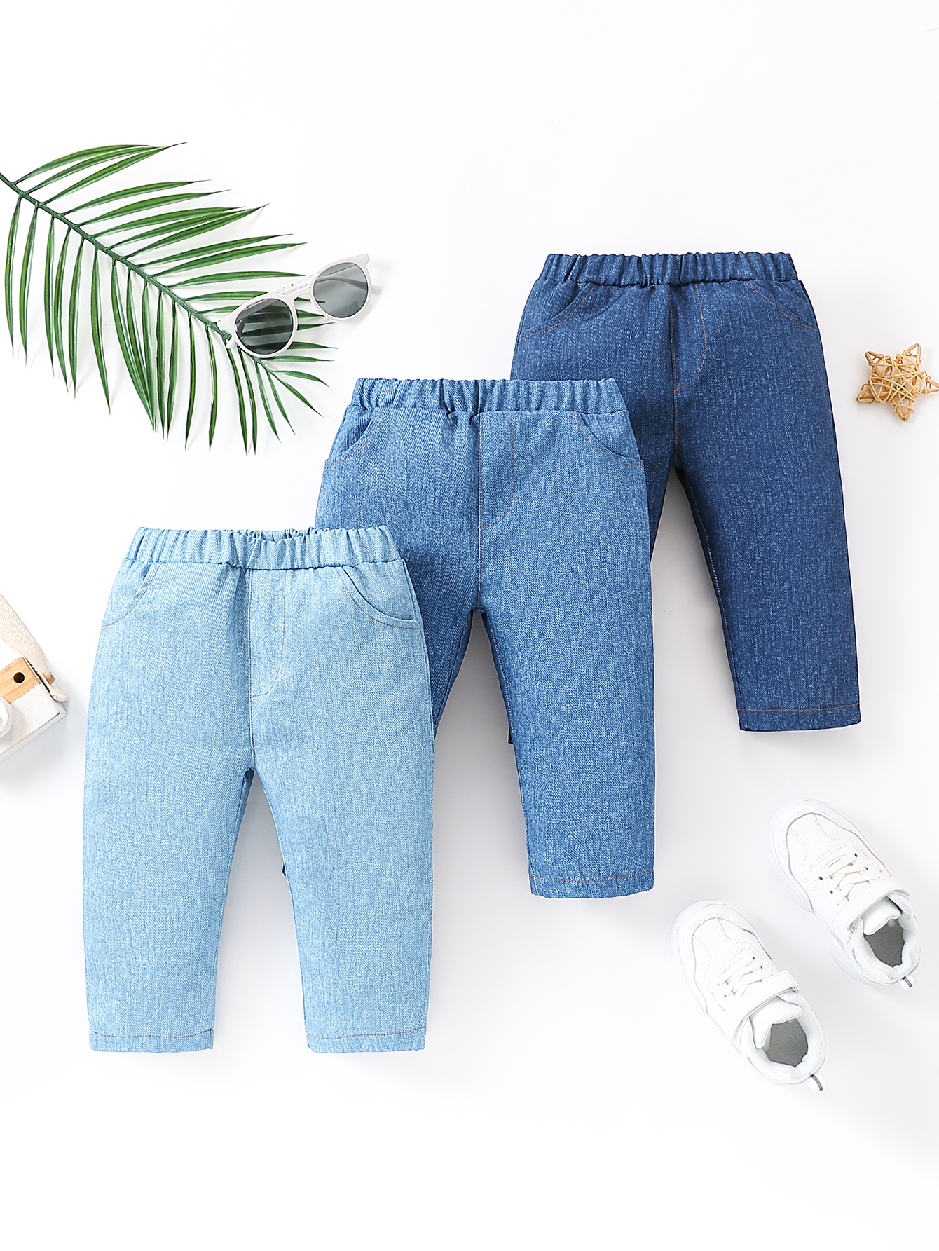 Kids' Denim Pants Set Casual E - Baby Clothing Designer incelemesi ve fiyatı