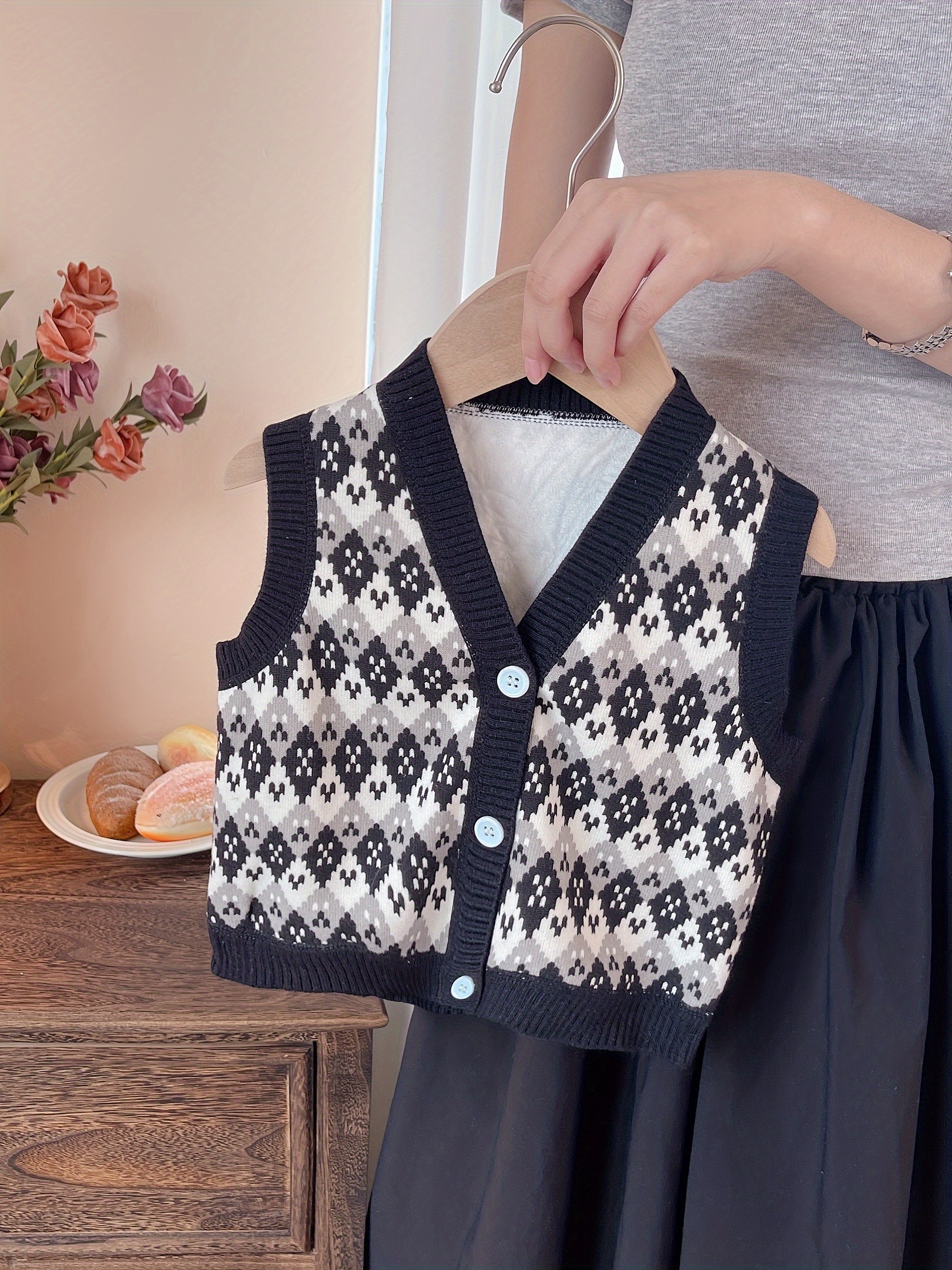 Girls Sweater Vest Spring & Fa - Knit Cardigan Infant incelemesi ve fiyatı