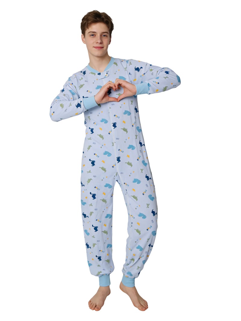 XXXL Adult Underwear Blue Dino - Baby Clothing Patterns incelemesi ve fiyatı