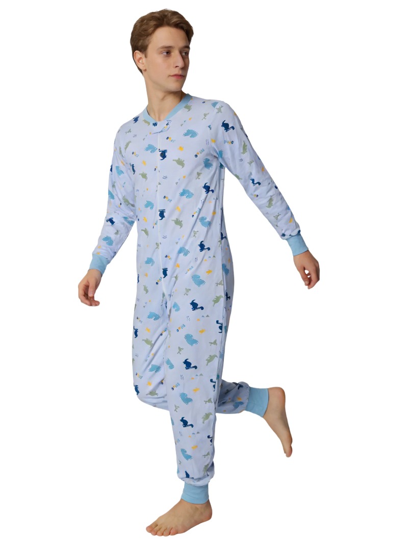 XXXL Adult Underwear Blue Dino - Baby Clothing Patterns incelemesi ve fiyatı