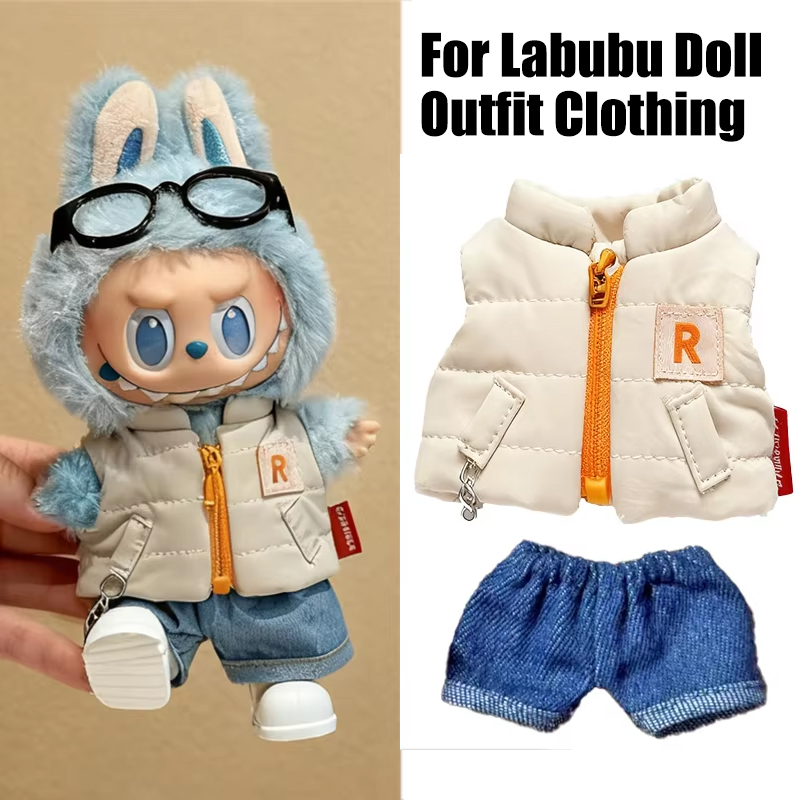 For 15 17cm Labubu Doll Solid  - Baby Clothing Winter incelemesi ve fiyatı