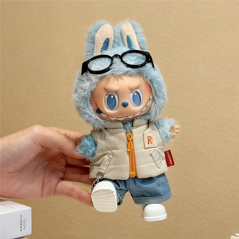 For 15 17cm Labubu Doll Solid  - Baby Clothing Winter incelemesi ve fiyatı