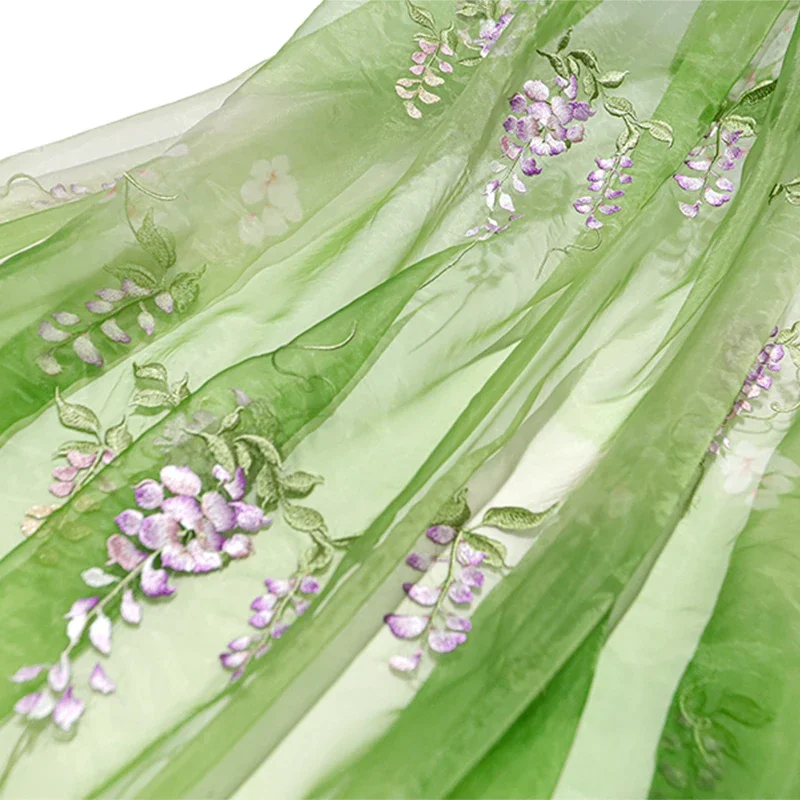 Wisteria Embroidery Fabric DIY - Baby Clothing Designer incelemesi ve fiyatı