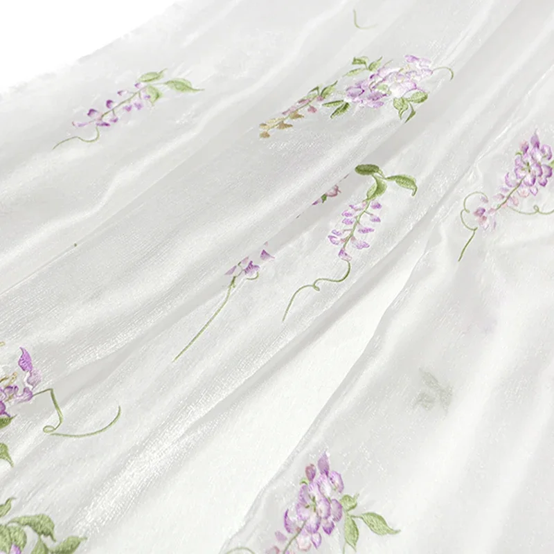 Wisteria Embroidery Fabric DIY - Baby Clothing Designer incelemesi ve fiyatı