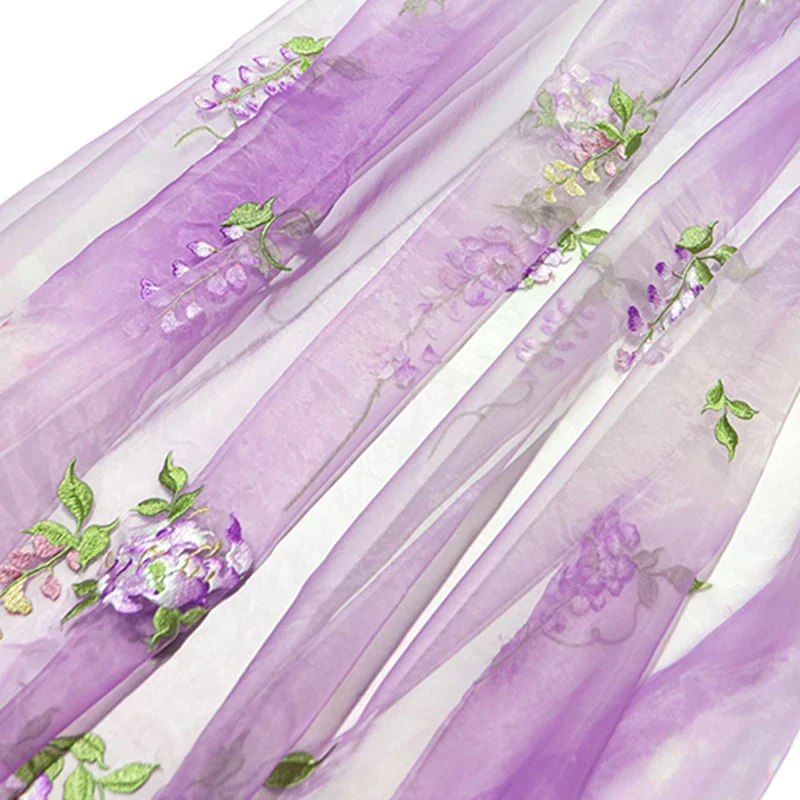 Wisteria Embroidery Fabric DIY - Baby Clothing Designer incelemesi ve fiyatı