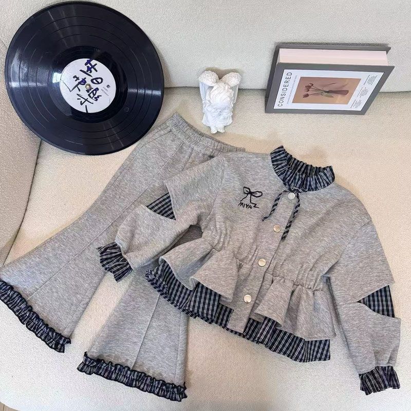 Girls' Spring Autumn Set New S - Knit Cardigan Infant incelemesi ve fiyatı