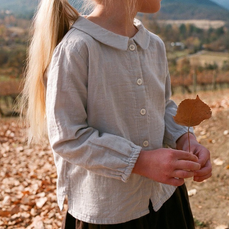 Children's Cotton Linen Shirt  - Knit Cardigan Infant incelemesi ve fiyatı