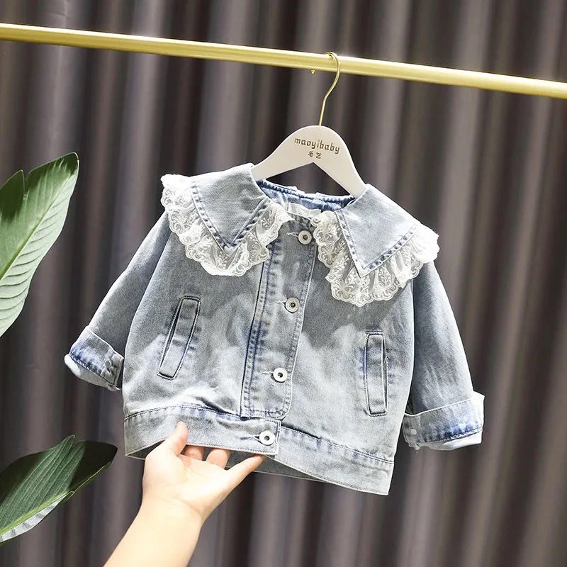 1-10 Years Baby Girls Denim Ja - Baby Clothing Designer incelemesi ve fiyatı