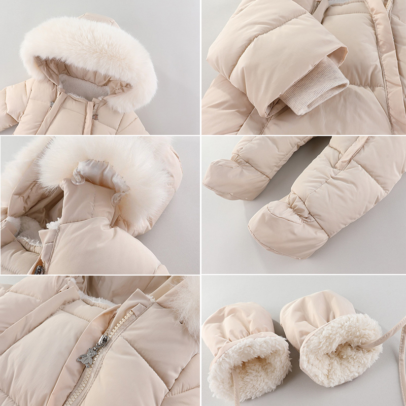 Winter Newborn Baby Romper Wit - Baby Clothing Winter incelemesi ve fiyatı